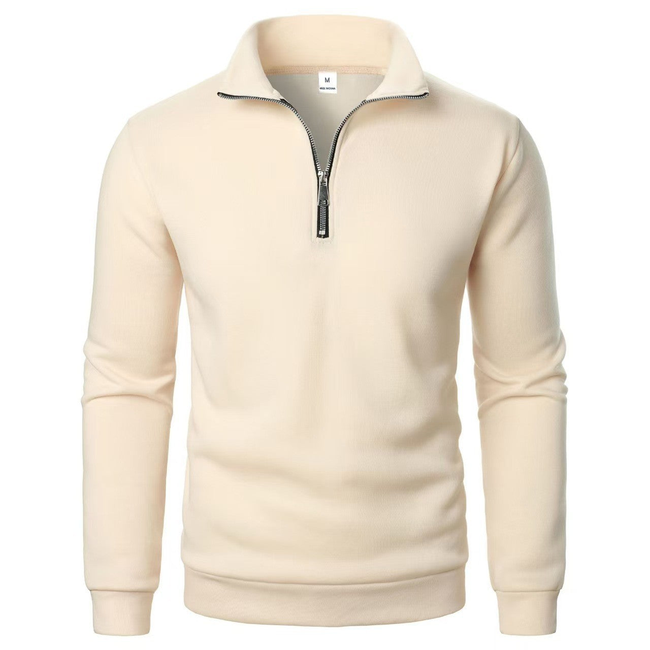 The Men’s Stand-Collar Half-Zip Long Sleeve